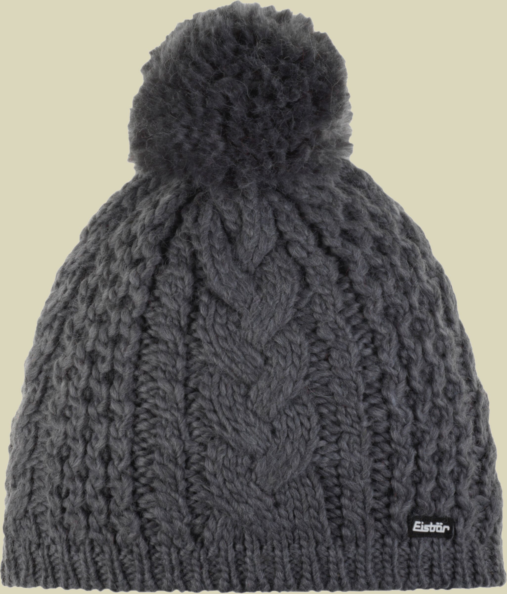 Afra Pompon MÜ Größe one size Farbe anthrazit