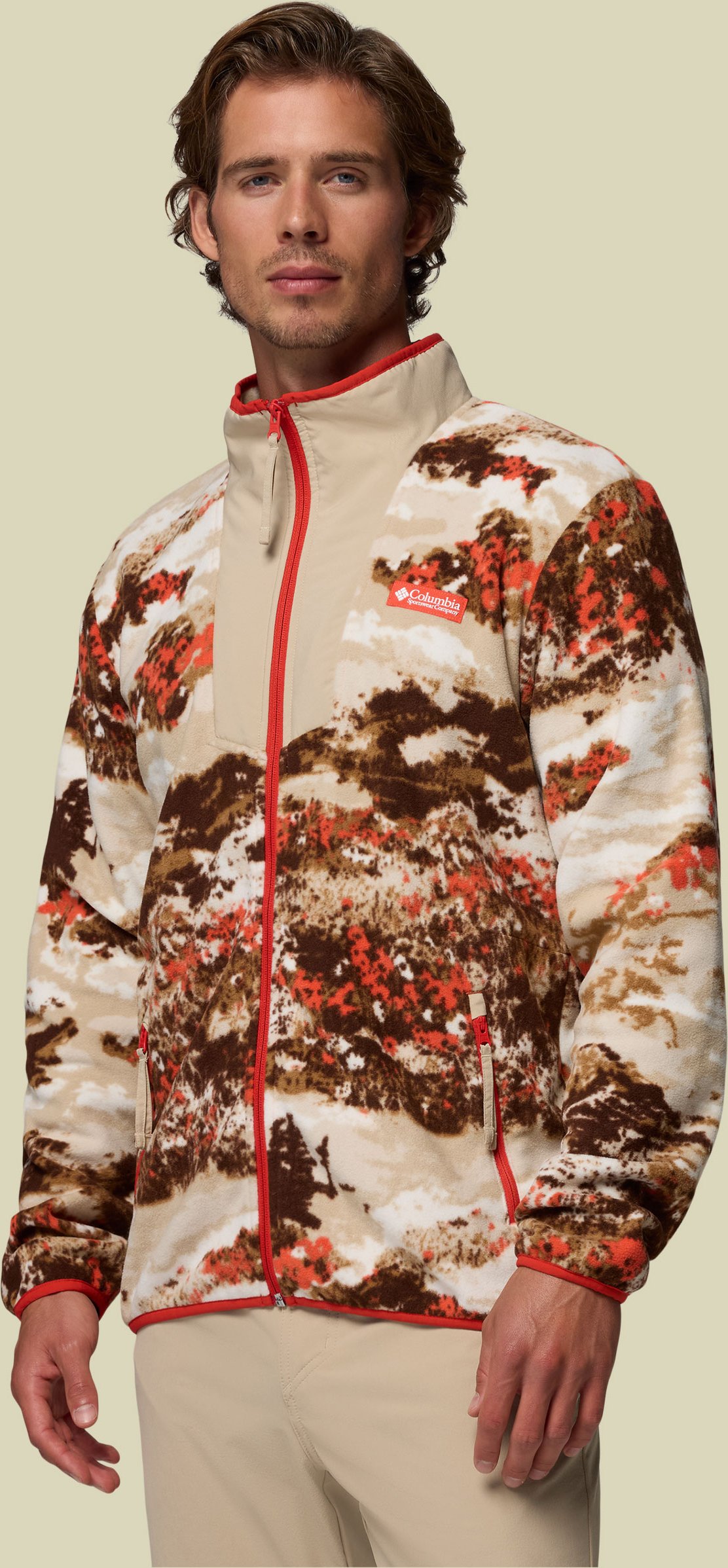 Sequoia Grove Printed Full Zip Men S mehrfarbig rot - zing,fieldaze
