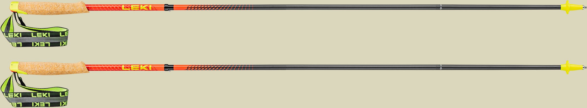 Neotrail Pro FX.One Superlite 125 cm mehrfarbig - naturalcarbon-bright red-neonpink