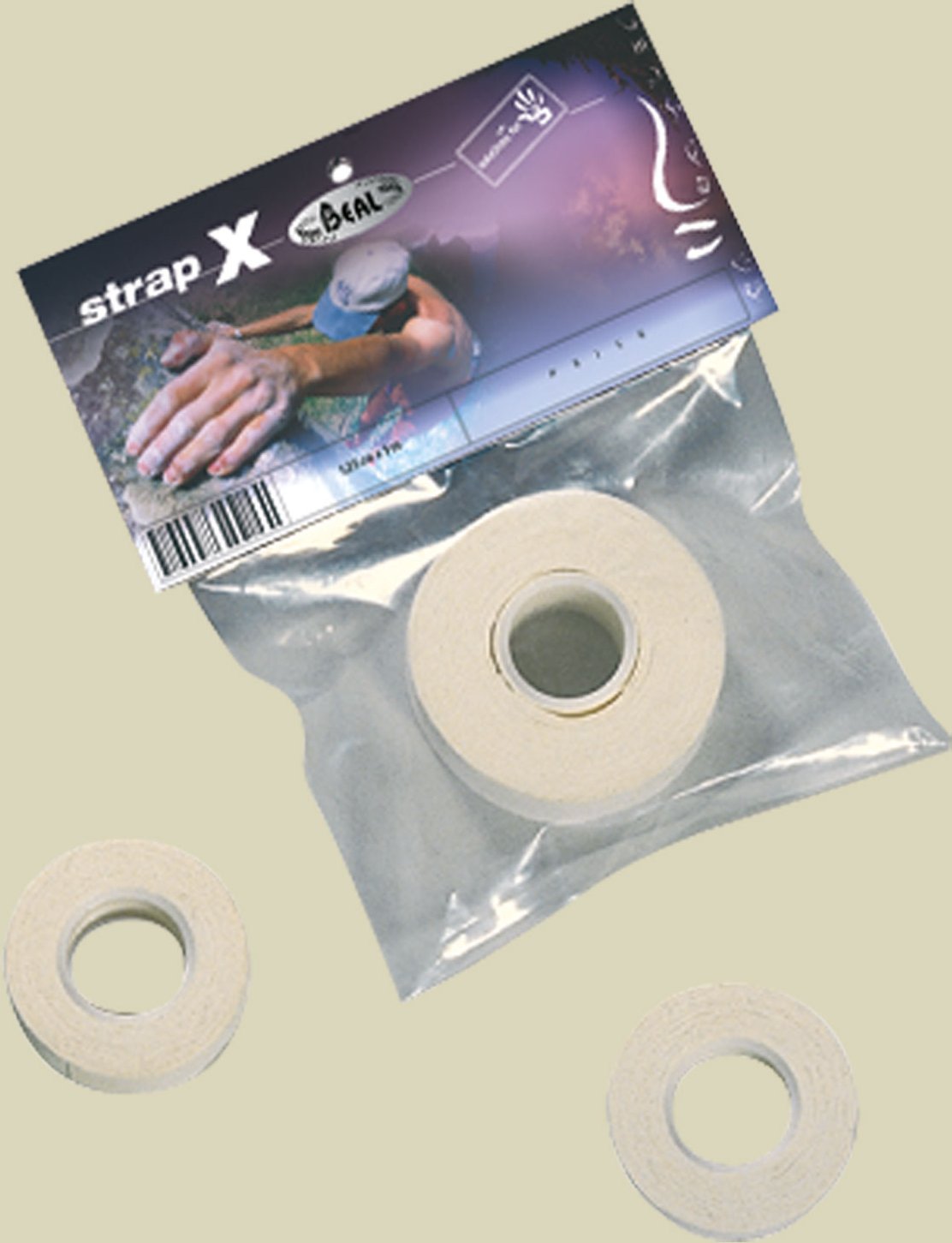 Strap X Breite 2,5 cm x 5 m Farbe weiß