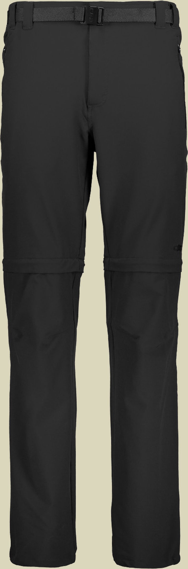 Man Long Pant Zip Off Stretch 3T51647CF Größe 52 (kurz CF26) Farbe U423 antracite-nero