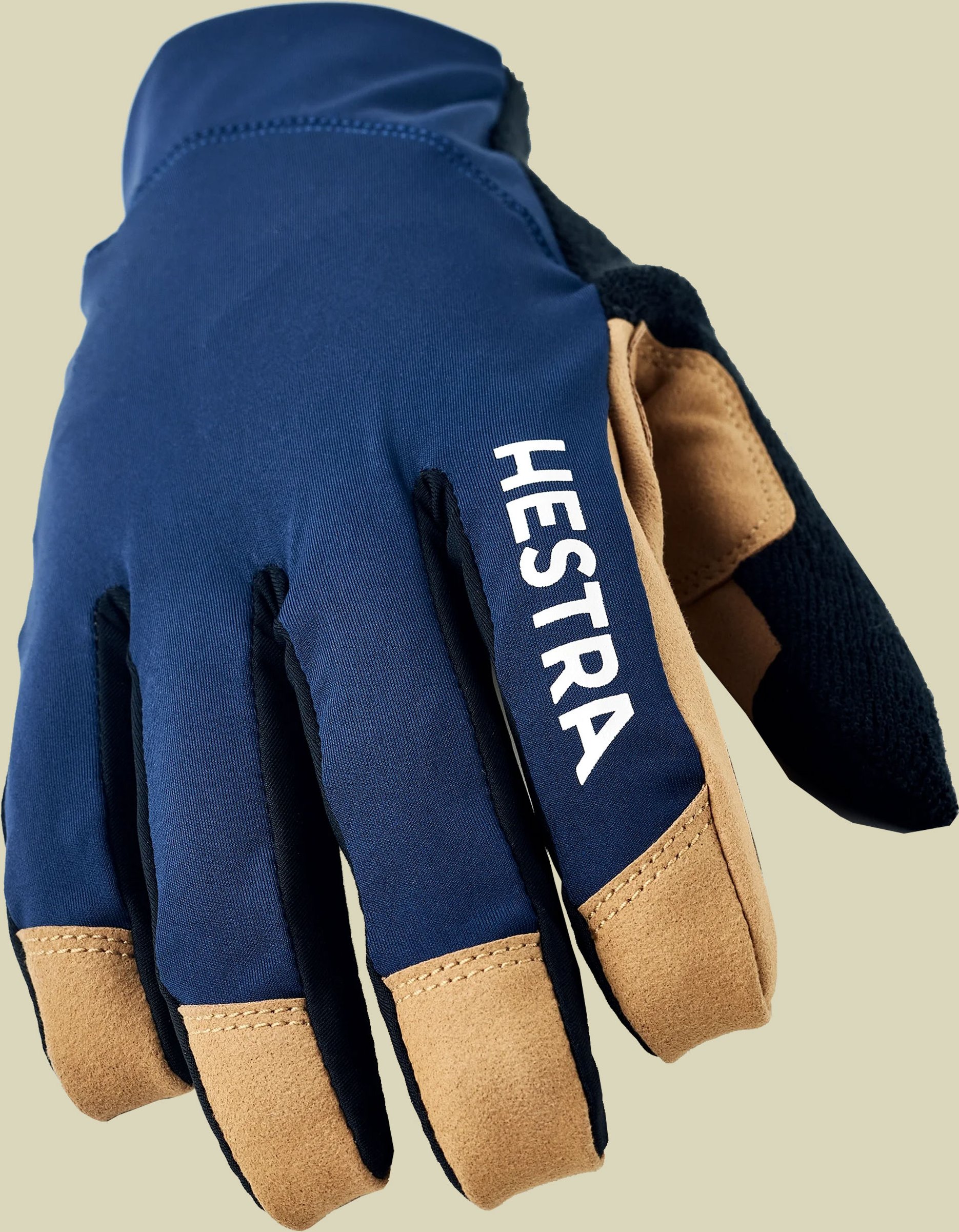 Spiro Long– 5 finger unisex 7 mehrfarbig - Farbe navy/tan