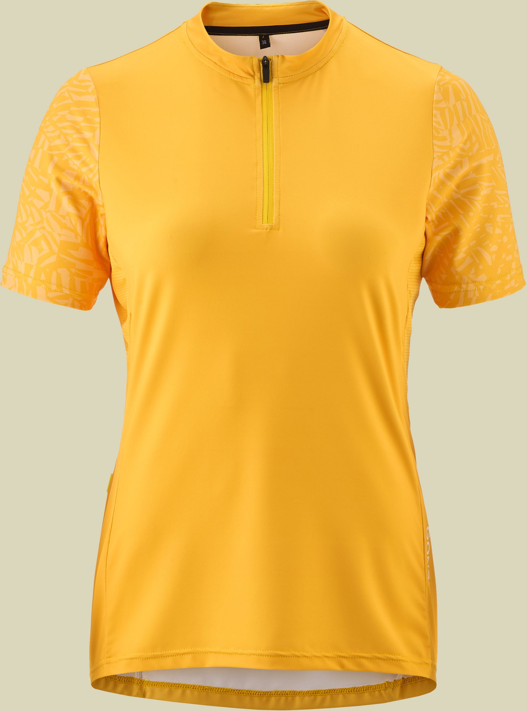 Adventure Jersey Halfzip Women 36 gelb - Farbe glowing gold