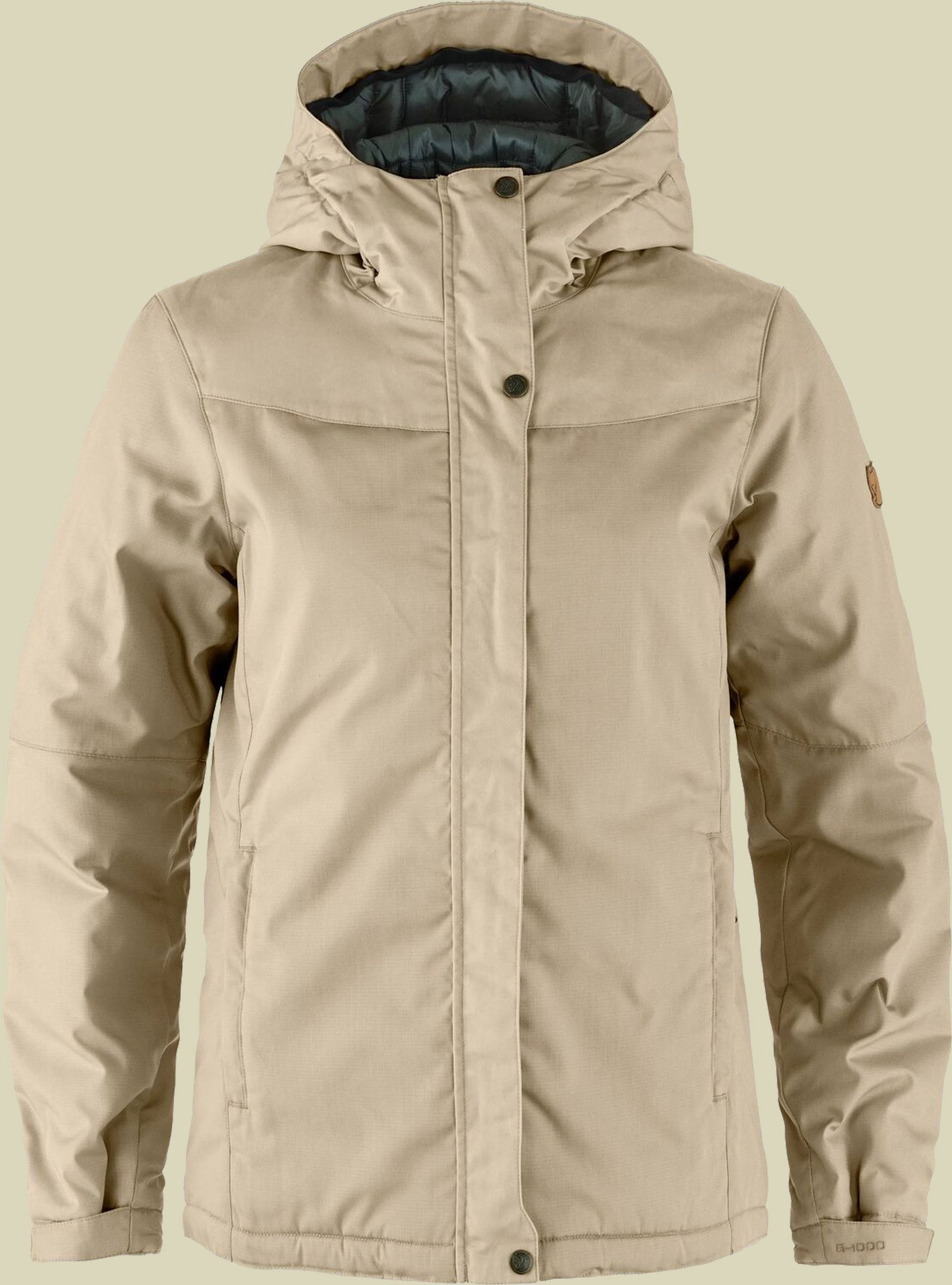 Stina Padded Jacket Women M beige - fossil