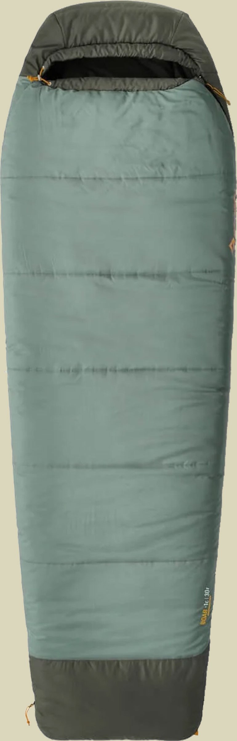 Boab Synthetic Sleeping Bag Regular grau/seegrün