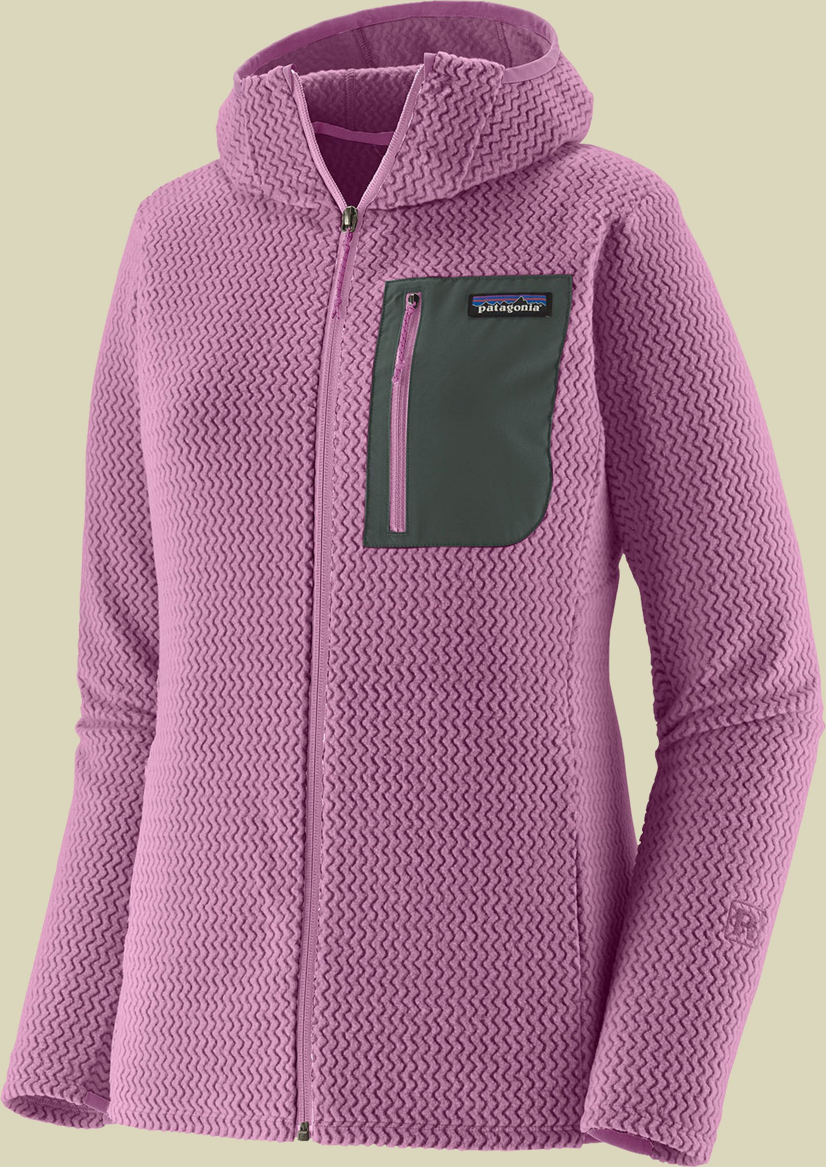 R1 Air Full-Zip Hoody Women lila II M - brisk purple