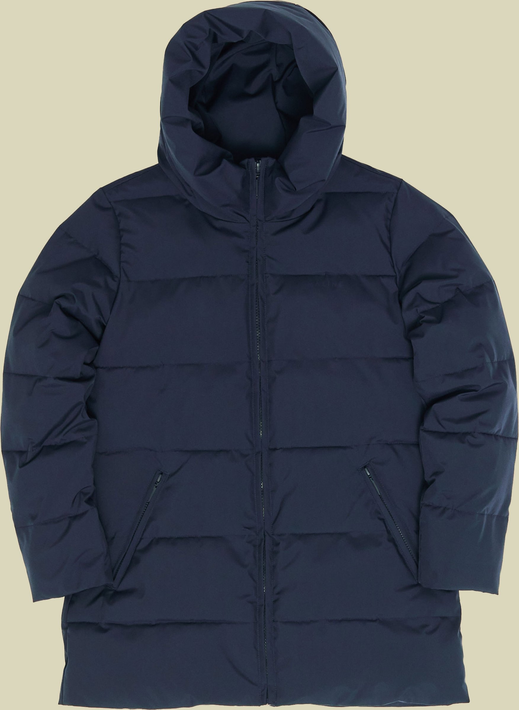 Basic Mid Length Puffer Jacket Women S blau - Farbe dark navy