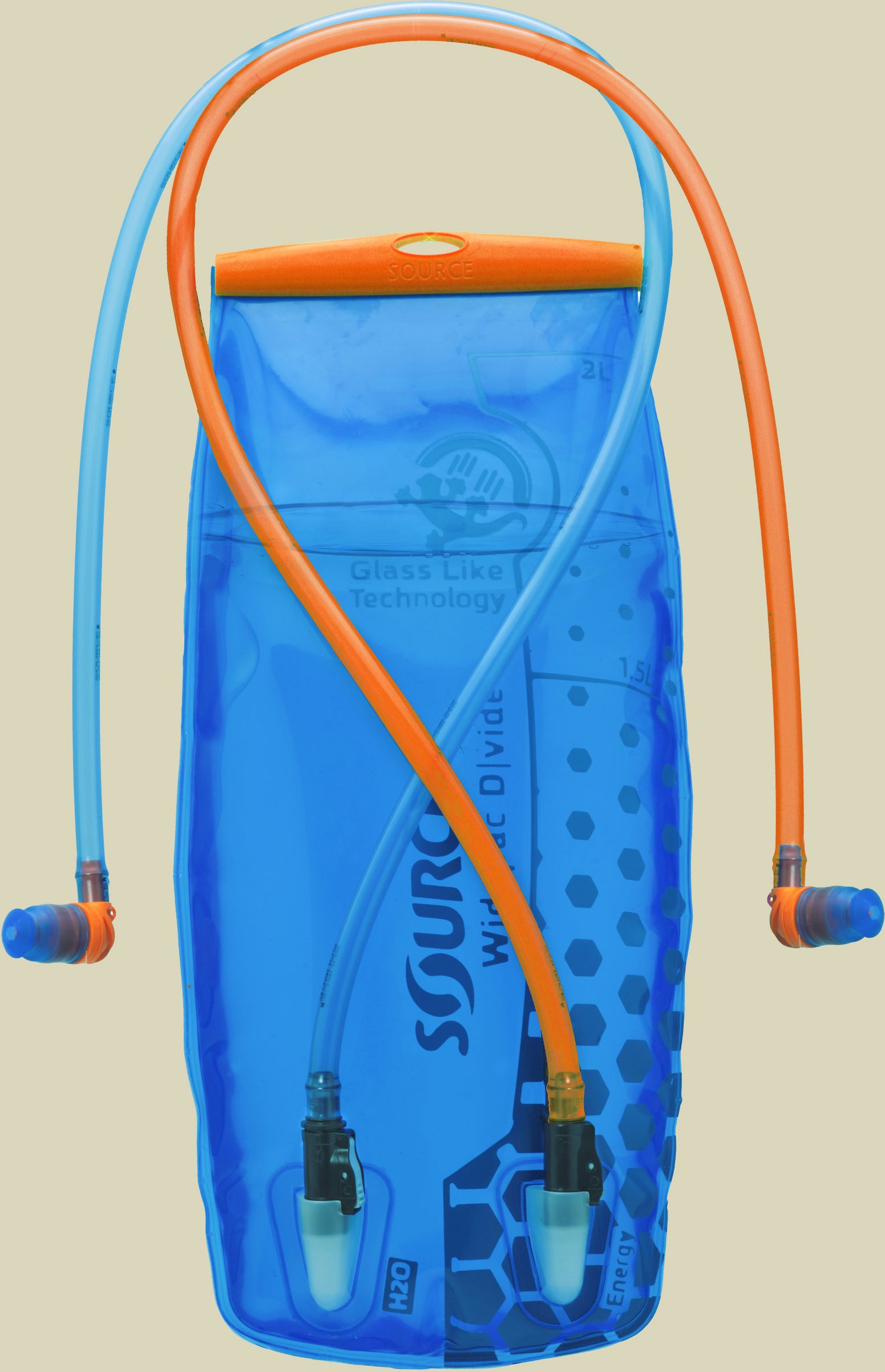 Widepac D/Vide Volumen 3 Liter transparent blue