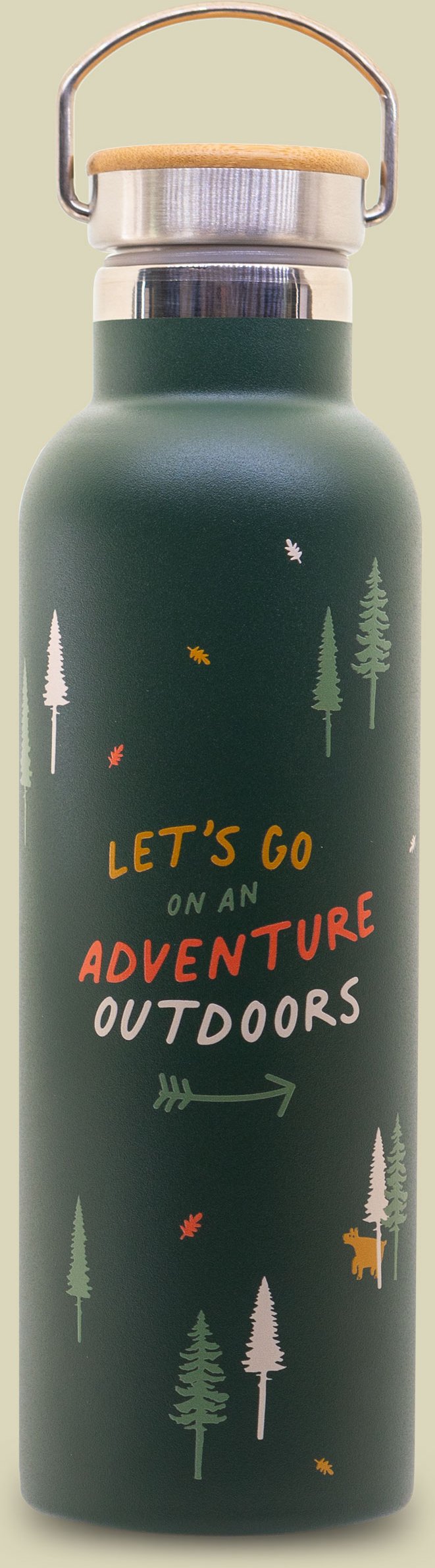 Trinkflasche Let´s go outdoors