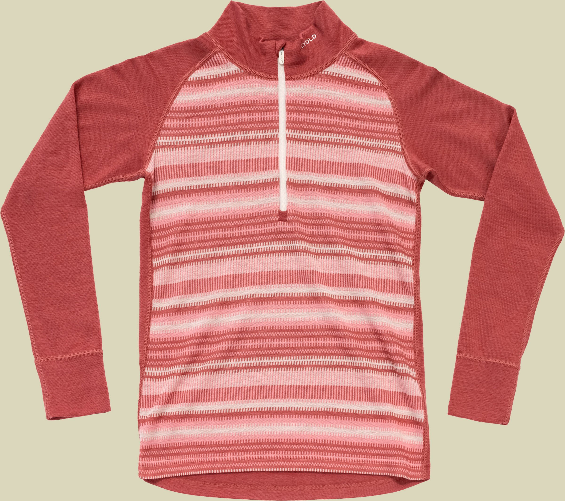 Thumbnail - Signature Merino 230 Zip Woman XL rot - marsala