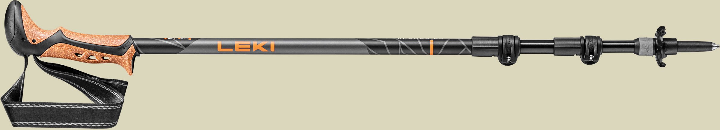 Khumbu AS Länge 110-145 cm Farbe dark anthracite - orange - black