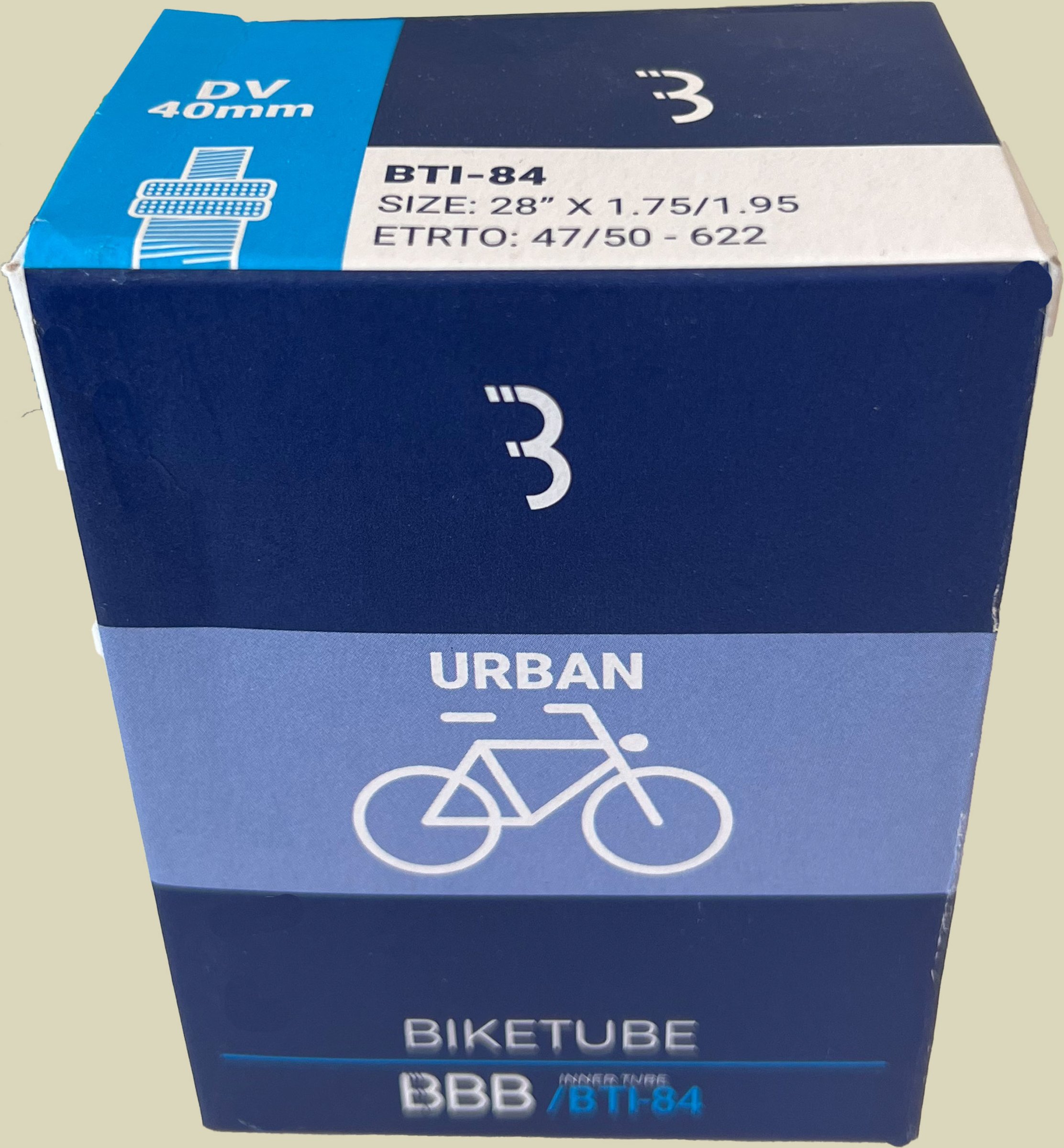 BTI-84 BikeTube 28 DV40 28'' x 1.75/1.95