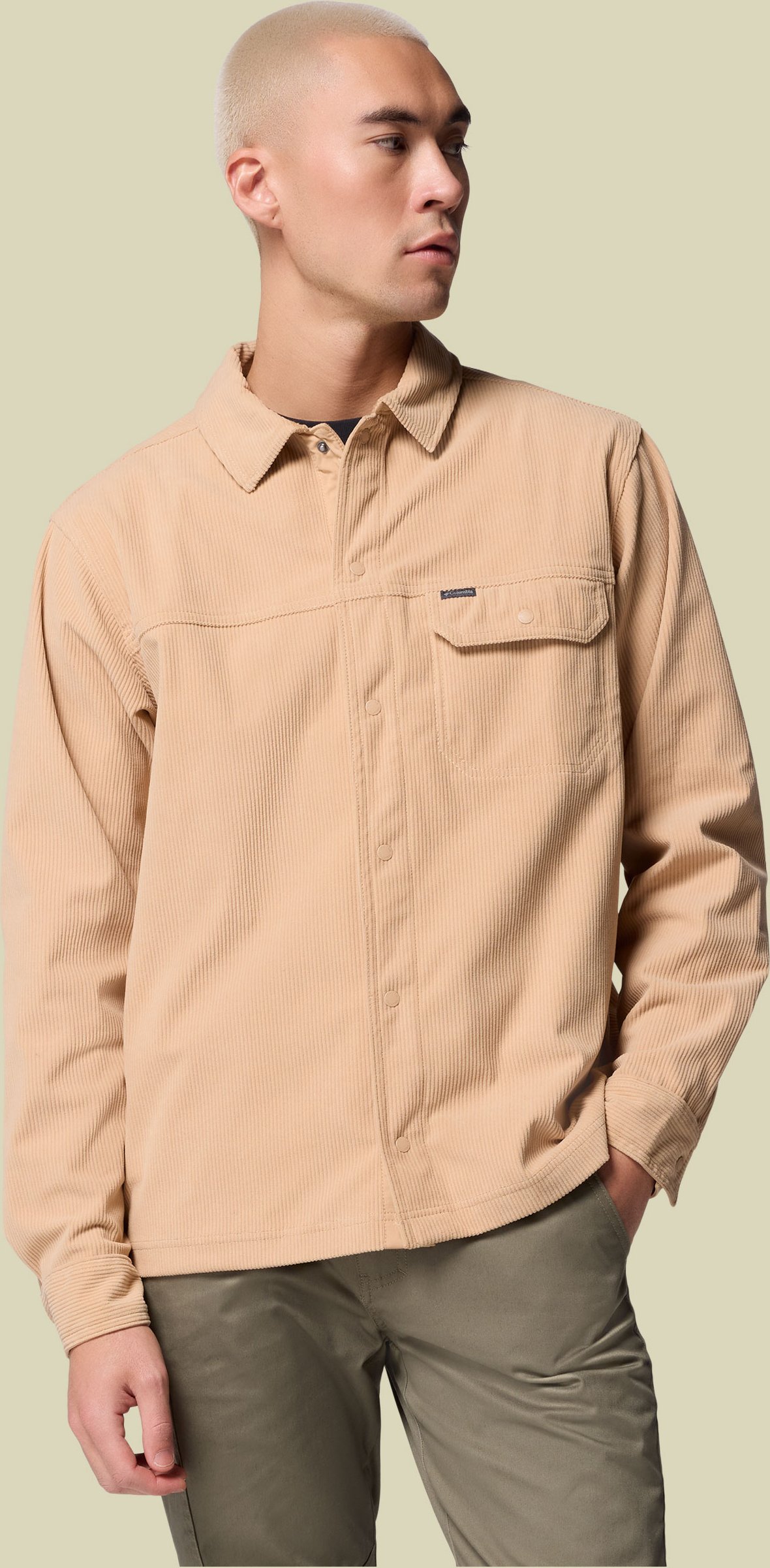 Flare Gun Corduroy Shirt M braun - Farbe canoe
