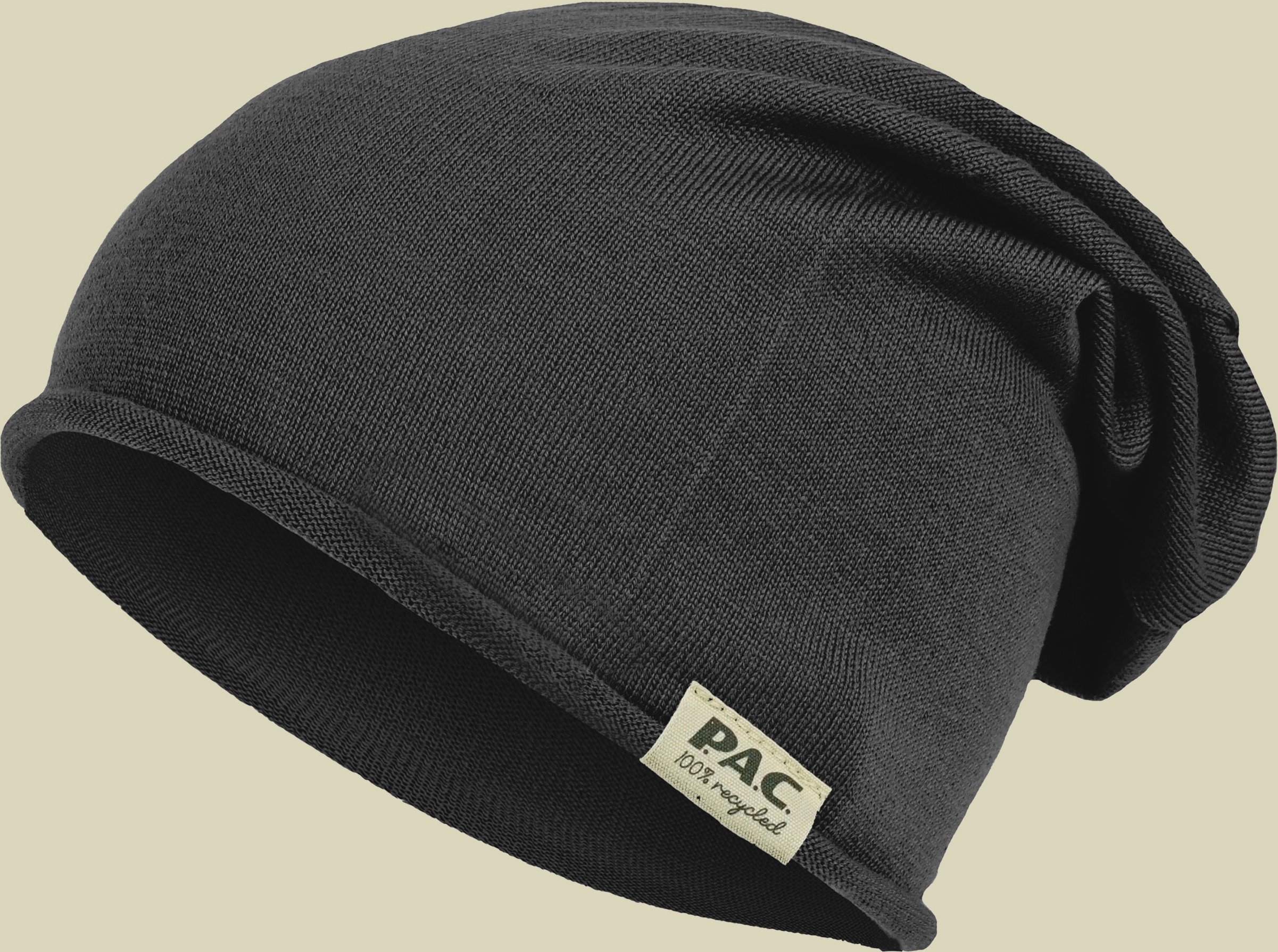 PAC Nature Merin Beanie one size schwarz - black