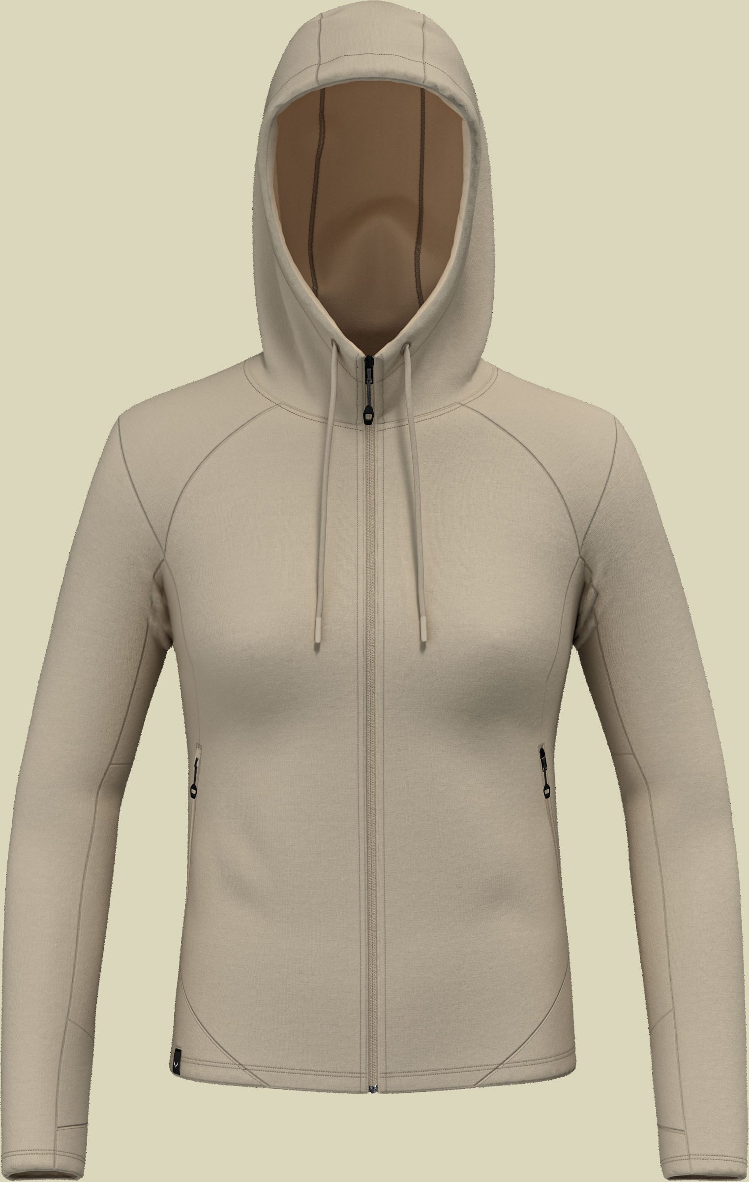 Fanes Merino HD Jacket Women beige 40 - quicksand