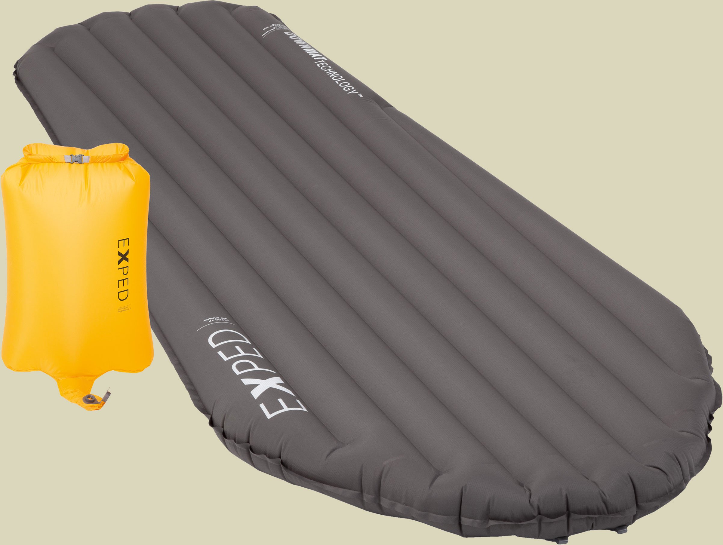 Ultra 7R Mummy Liegefläche 183 x 65 cm MW Farbe greygoose