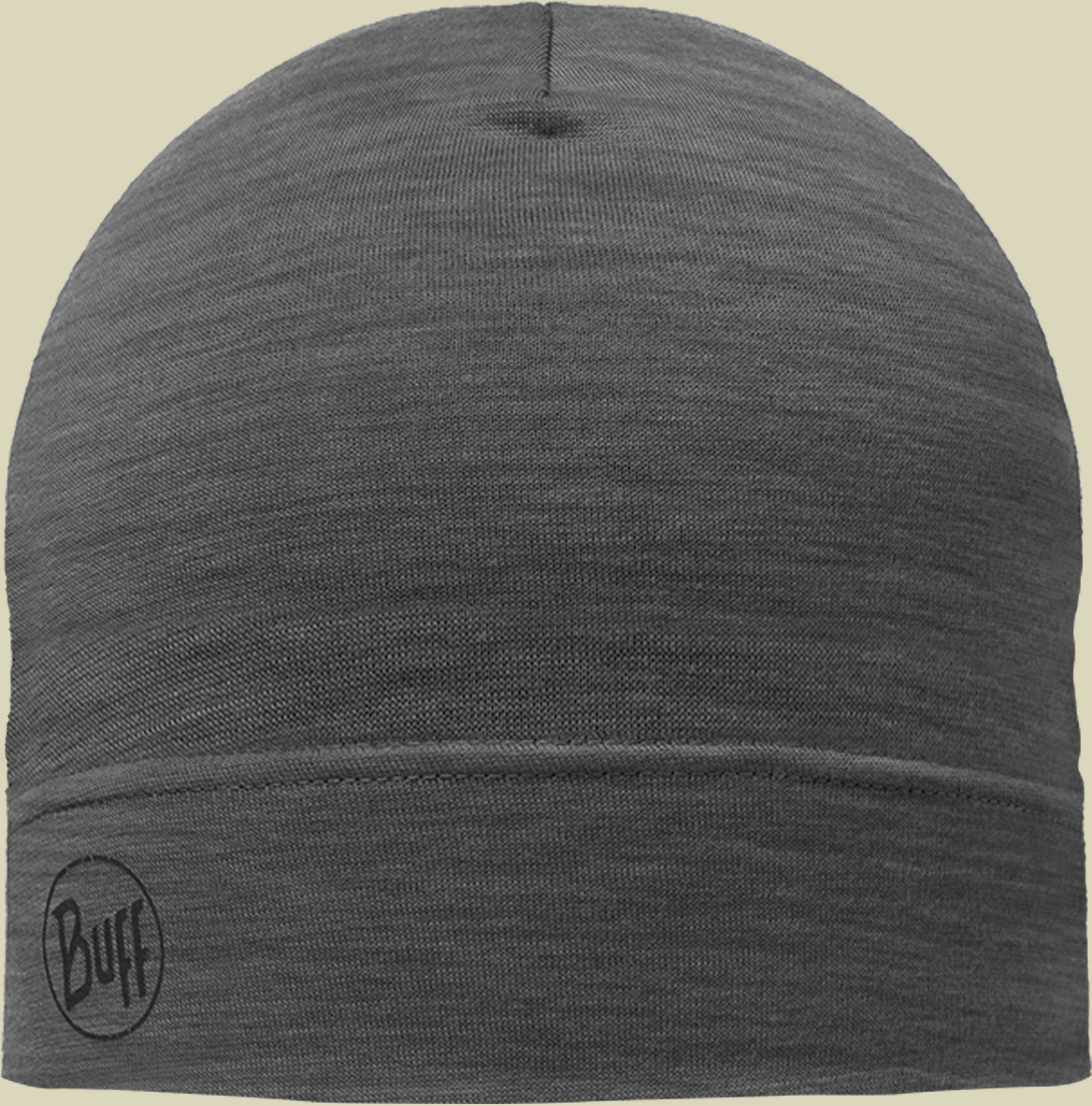 Lightweight Merino Beanie Größe one size Farbe solid grey