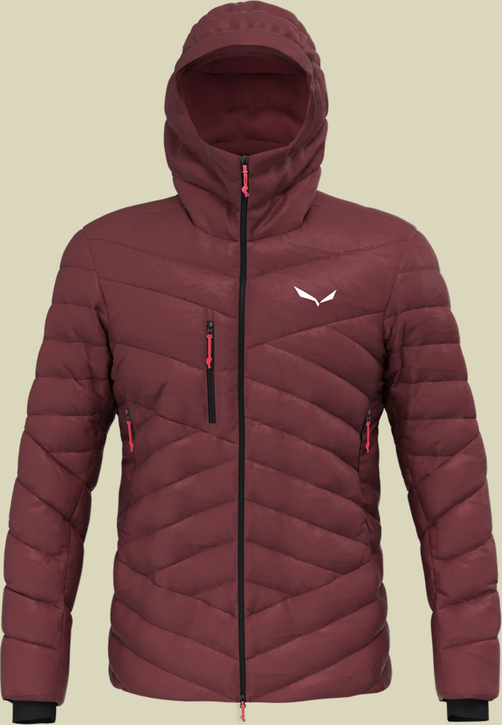 Thumbnail - Ortles Med 3 RDS Down Jacket Women rot 42 Farbe syrah/0910