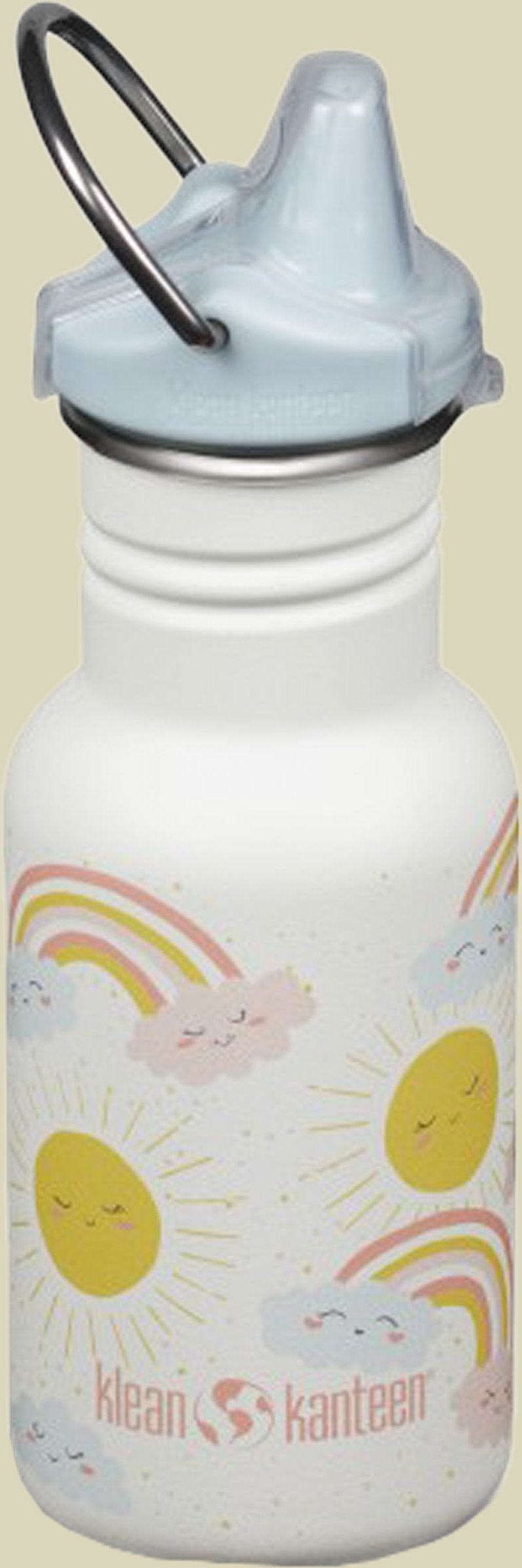 Kid Kanteen Classic Narrow mit Sippy Cap mehrfarbig Regenbogen 355 - Rainbows
