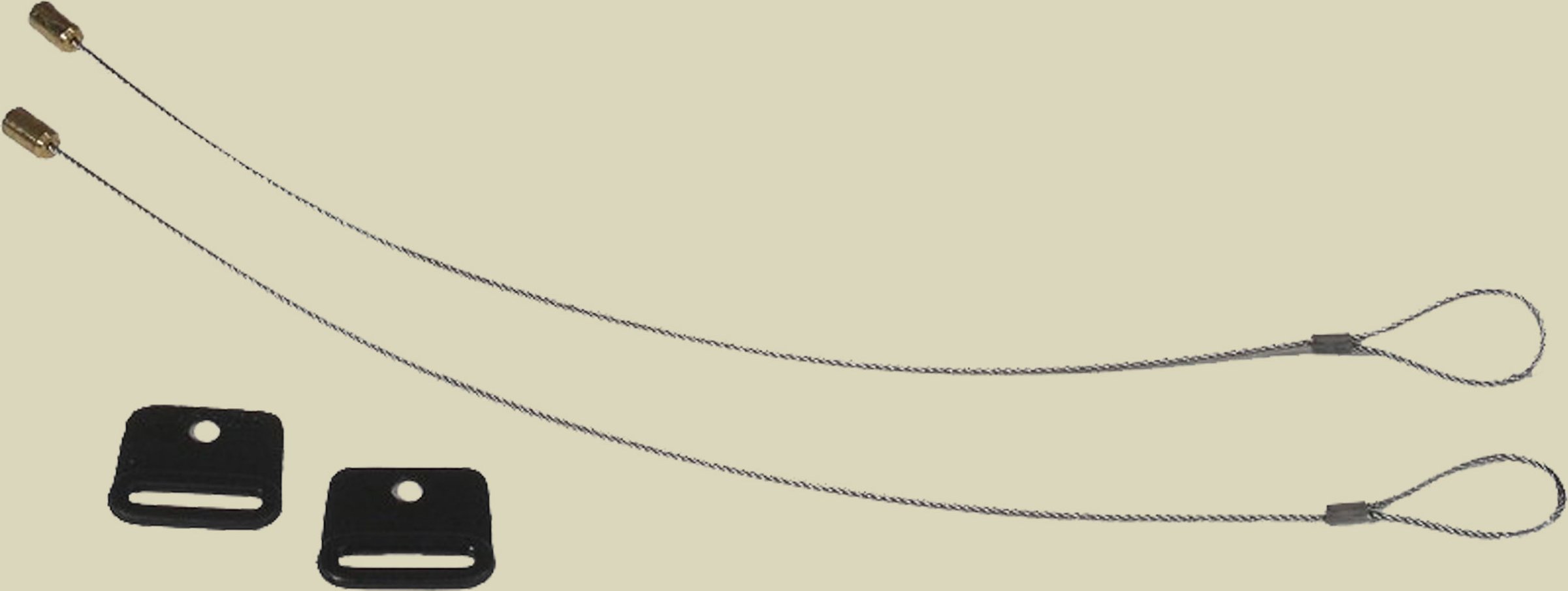 Diebstahlsicherung lang Farbe silber