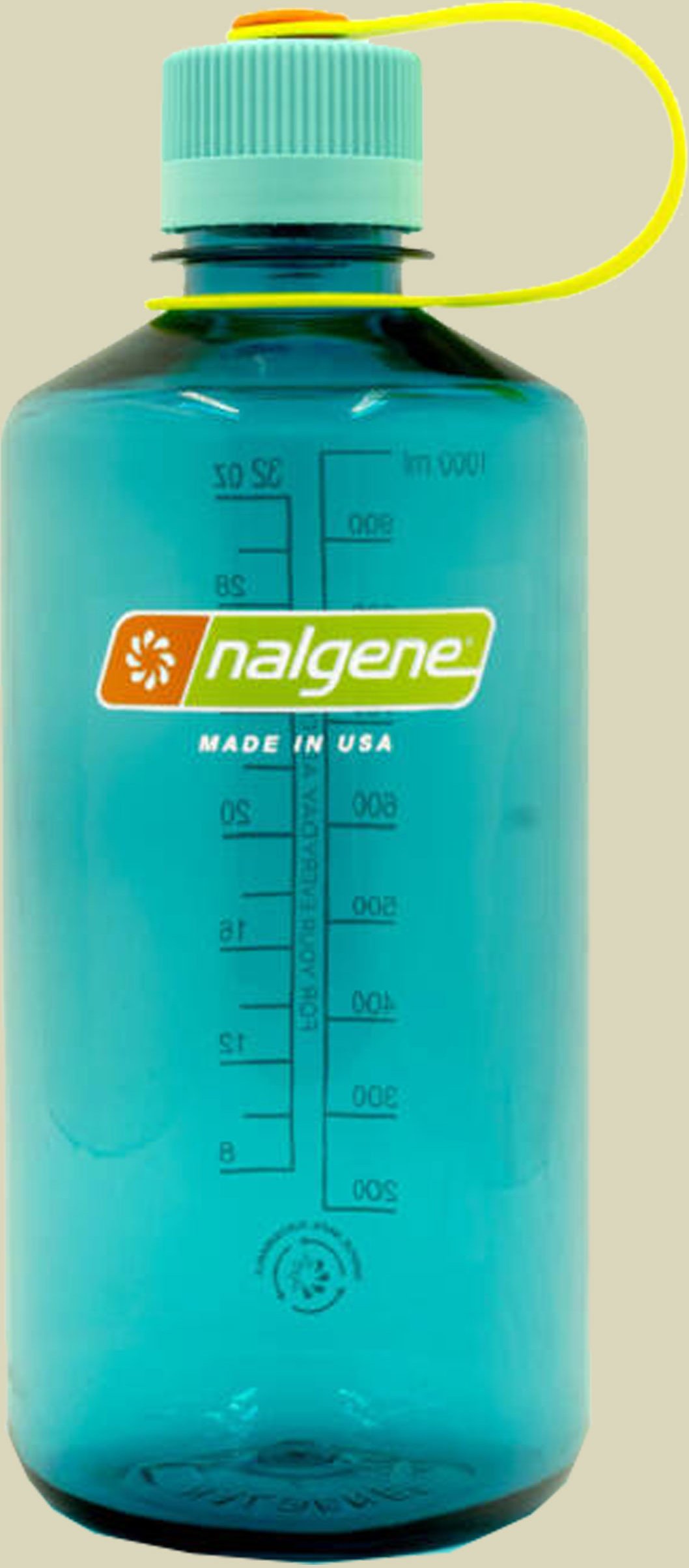 Nalgene Sustain-Enghalsflasche türkis 1000 - cerulean