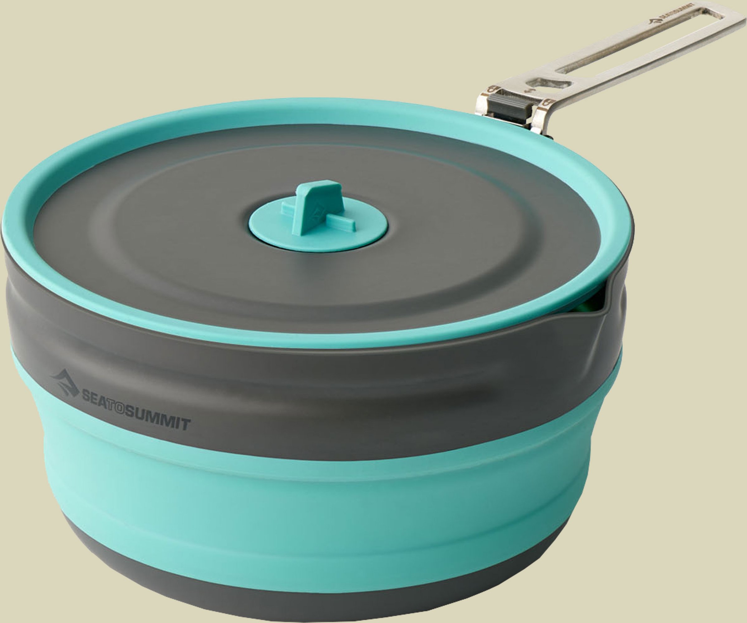 Frontier UL Collapsible Pouring Pot blau 2,2L - aqua sea blue