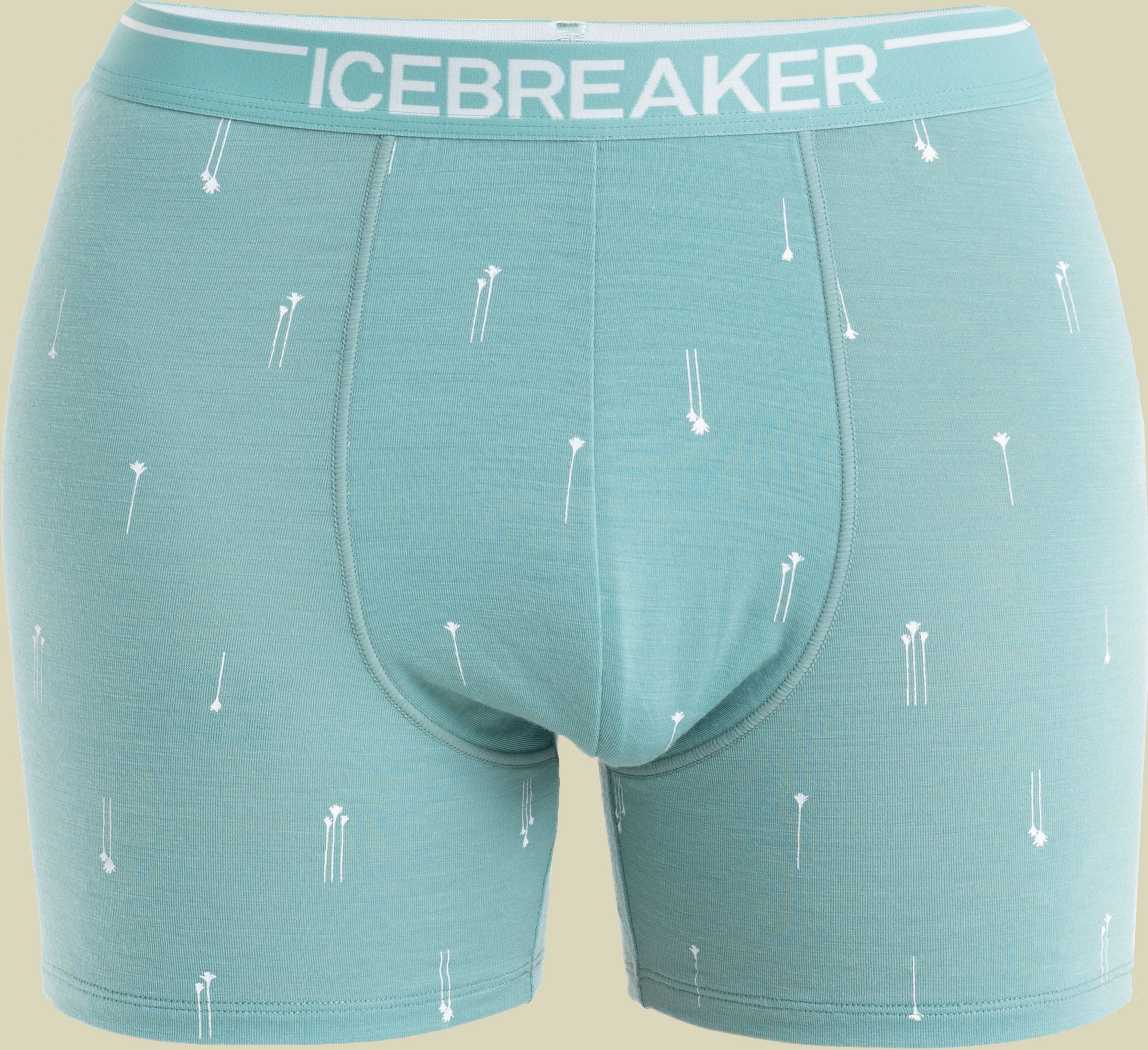 Merino Anatomica Boxers Palm Trail AOP Men S blau - cloud ray/AOP