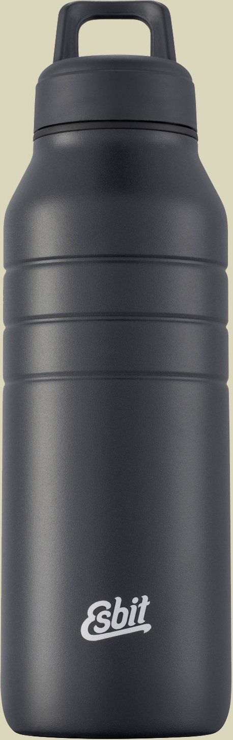 Majoris Edelstahltrinkflasche schwarz