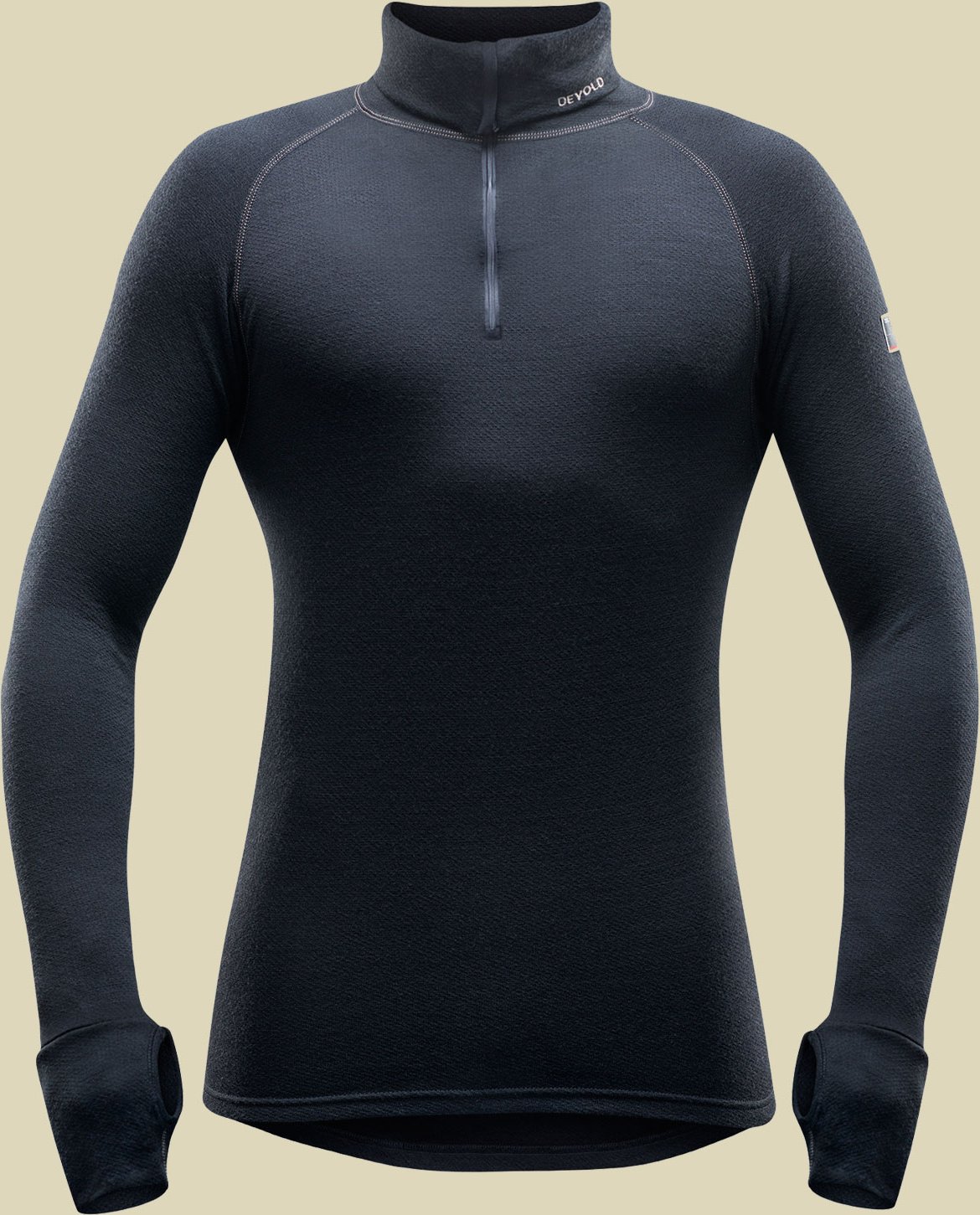 Expedition Merino 235 Zip Neck Man Größe XXL Farbe black