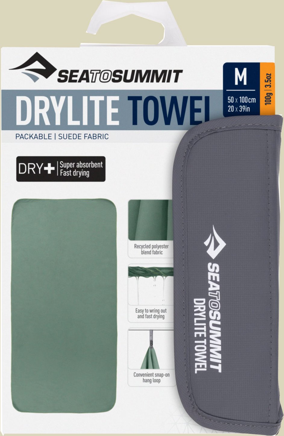 Drylite Towel Größe M Farbe sage