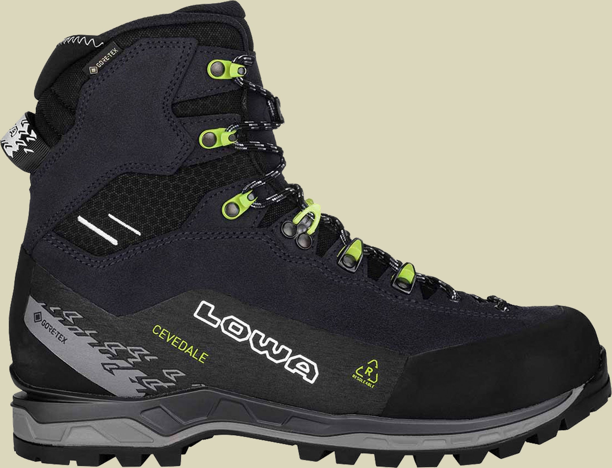 Cevedale Pro GTX Mid Men UK 11 blau - navy/limone