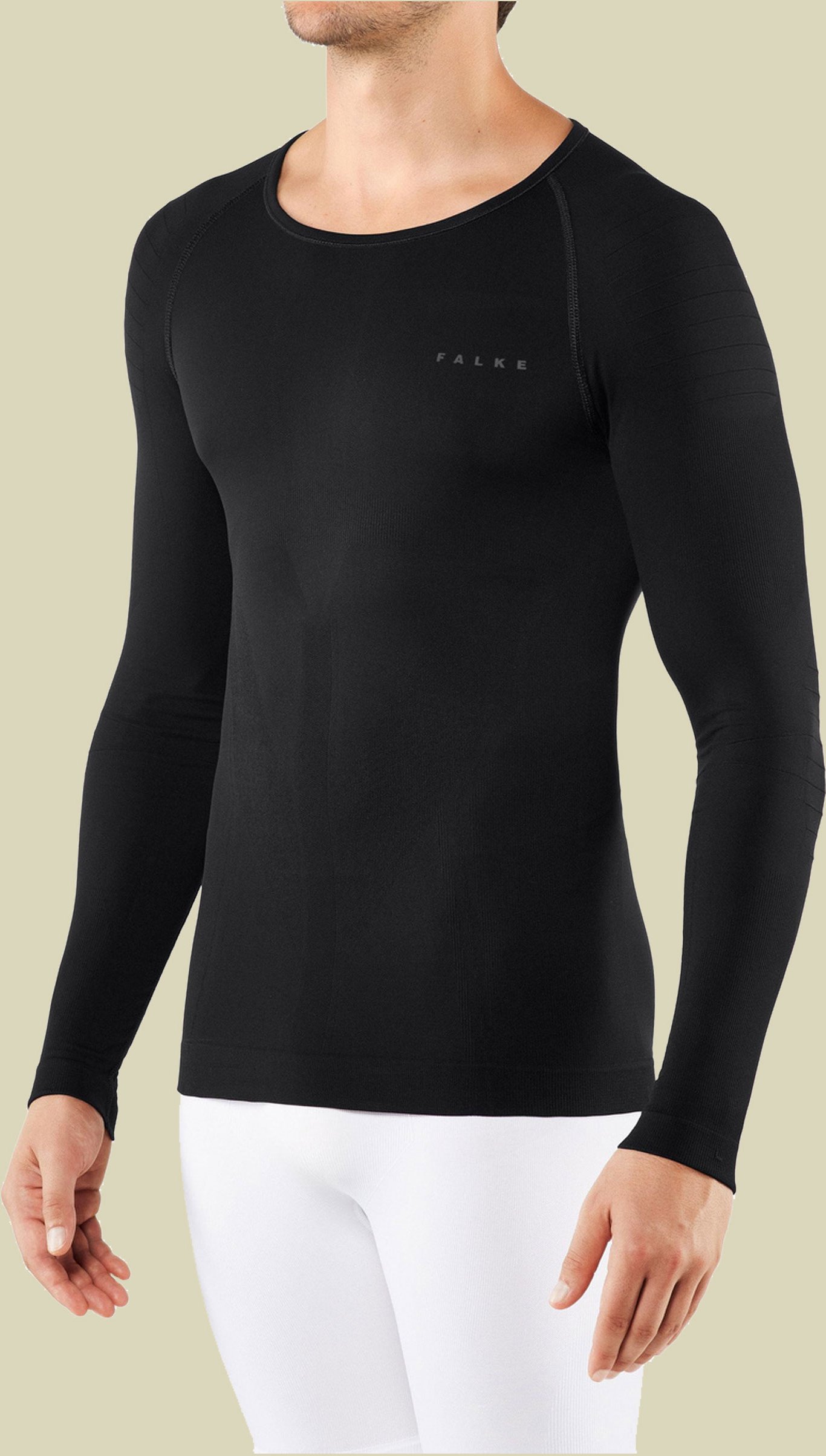 W Longsleeved Shirt Tight Fit Men Größe S Farbe black