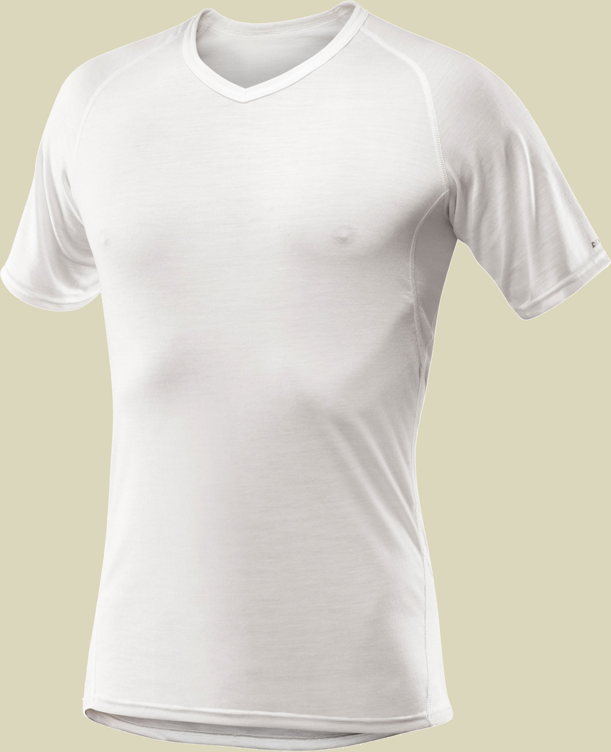 Breeze Merino 150 T-Shirt V-Neck Men Größe S Farbe offwhite