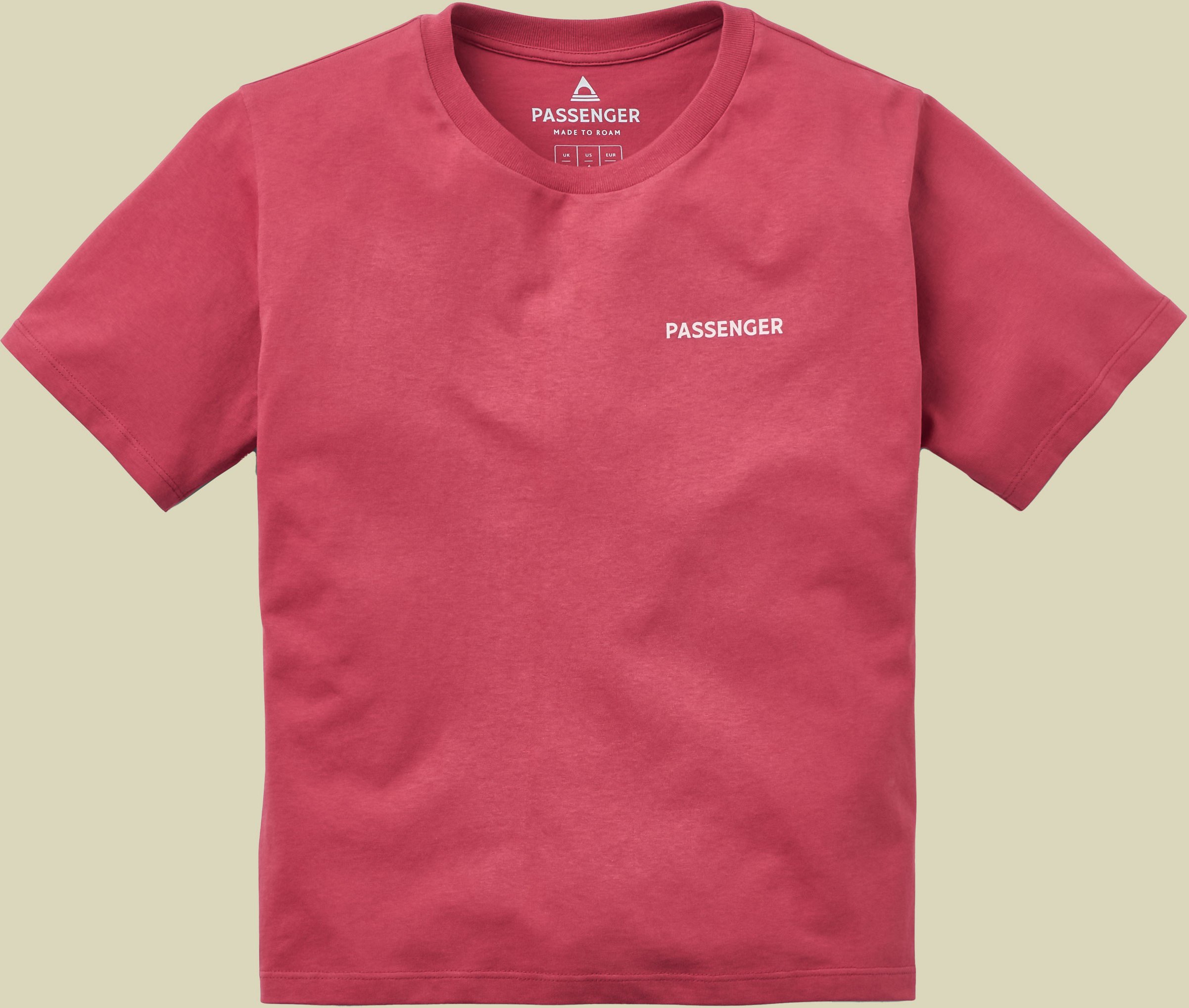 Roamer Recycled Cotton T-Shirt Women XS rot - garnet