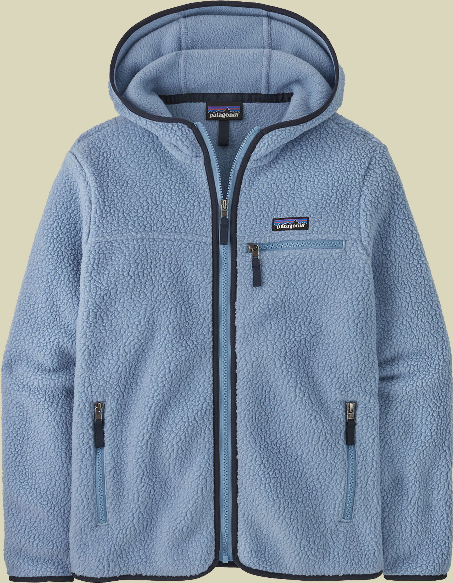 Retro Pile Hoody Women blau XS - barnacle blue