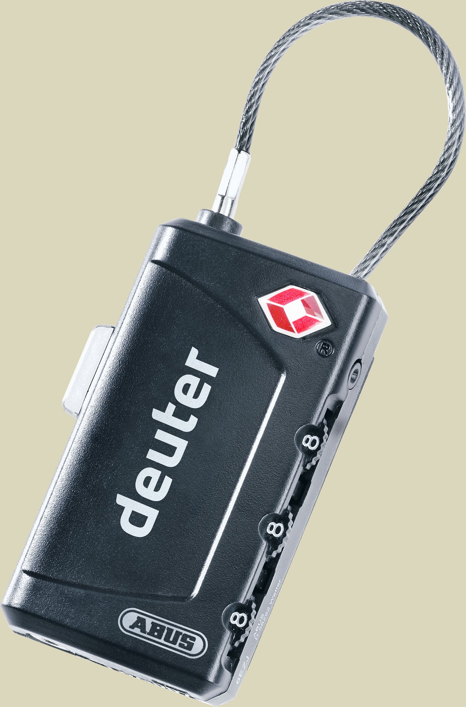 TSA Cable Lock Größe H 9,6 x B 1,7 x T 1,3 cm Farbe black