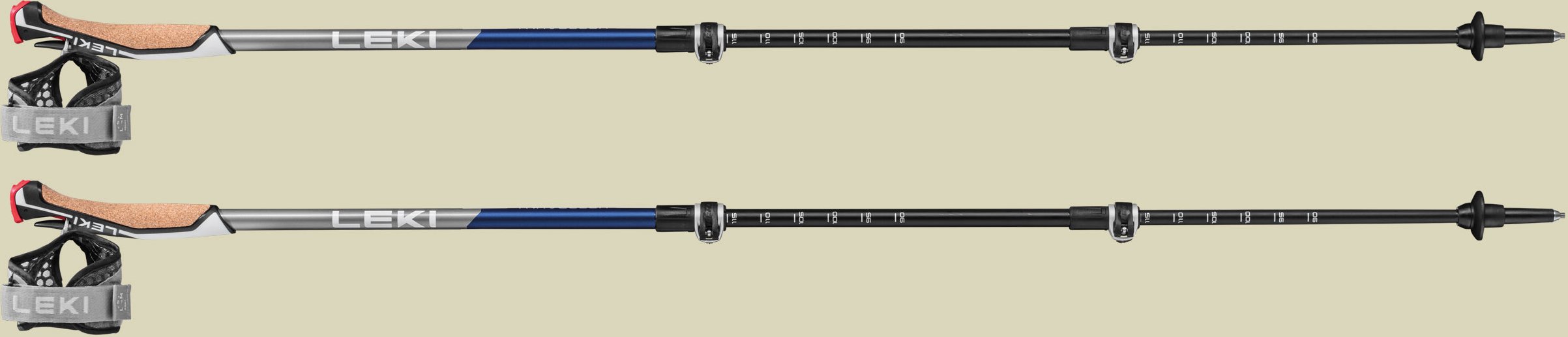 Traveller Carbon Länge 90-130 cm Farbe midnightblue dark metallic-light anthracite-white