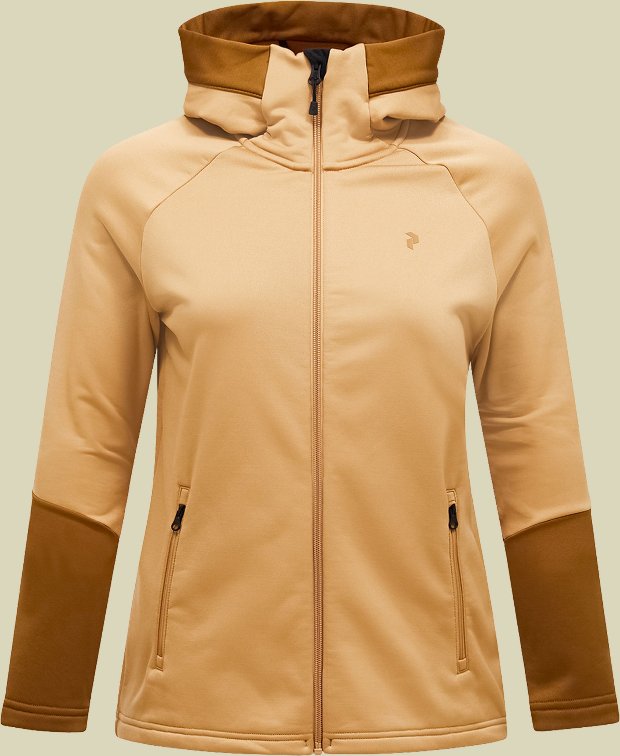 Rider Essentials Zip Hood Woman L beige - Farbe sierra sand-earthy summit