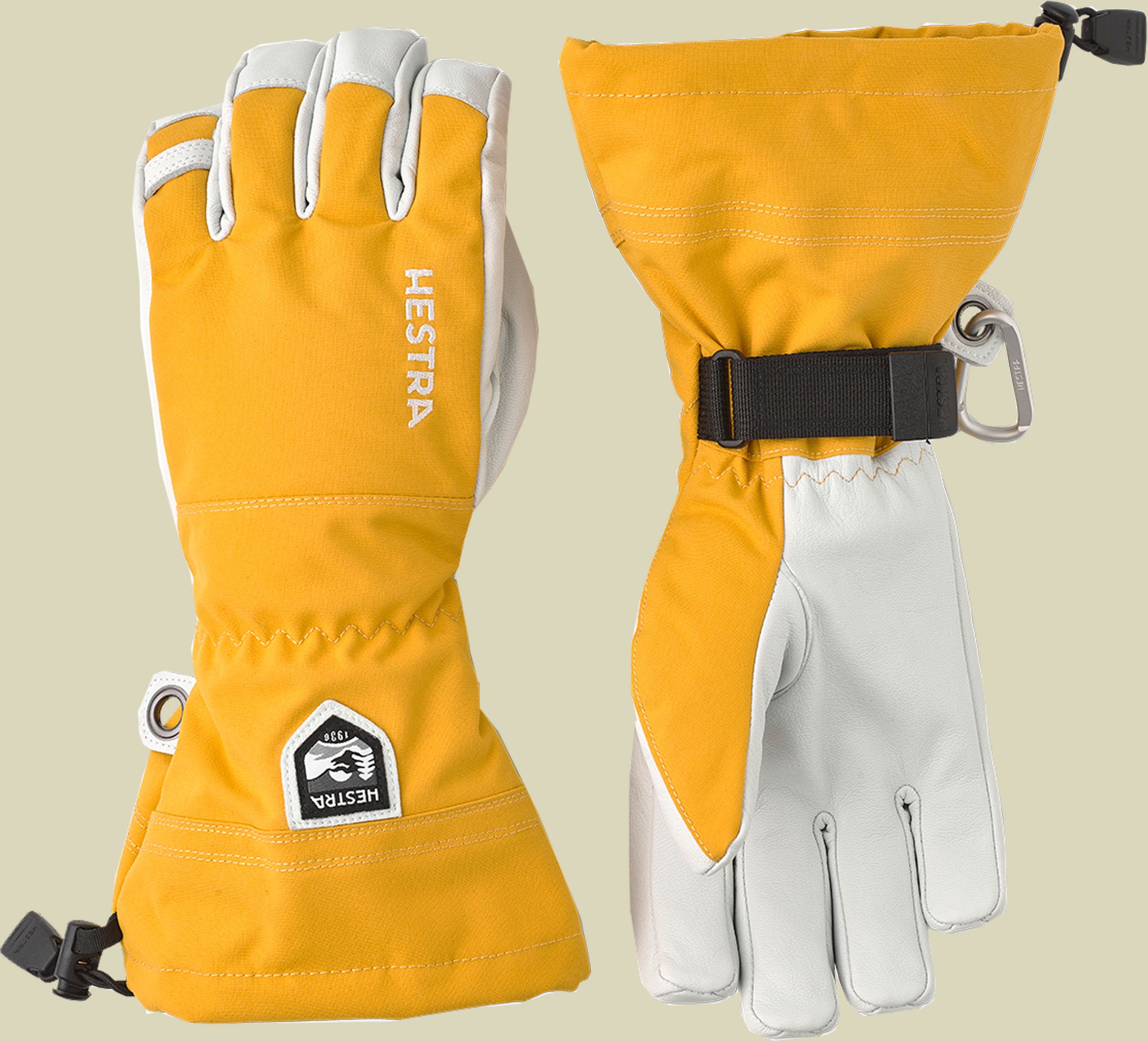 Army Leather Heli Ski gelb 10 - mustard