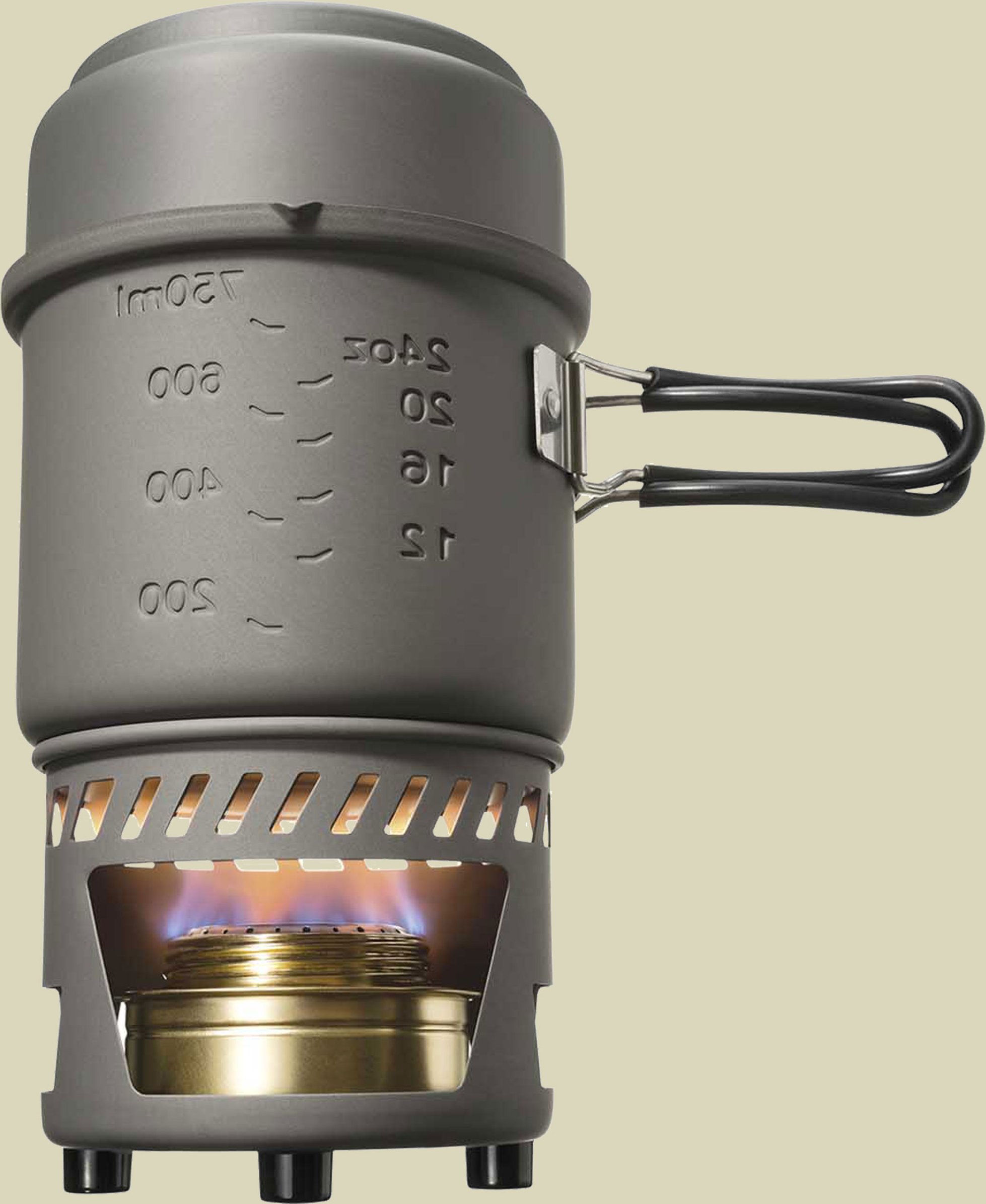 Spiritus-Kochset `CS985HA` Maße: B 128 x H 147 mm