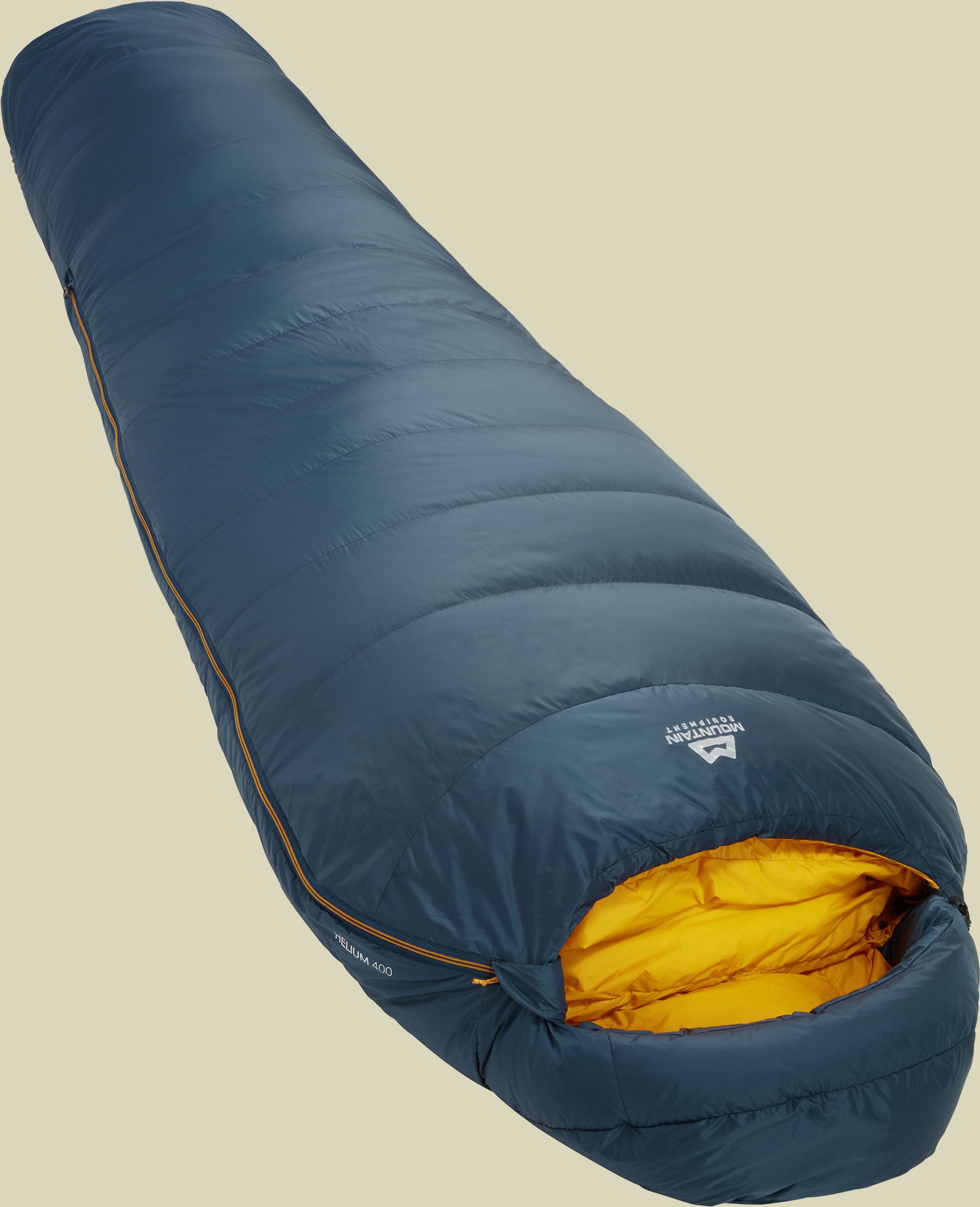 Helium 400 Schlafsack Körpergröße 200 cm majolica blue,Schlafsack Reissverschluss links