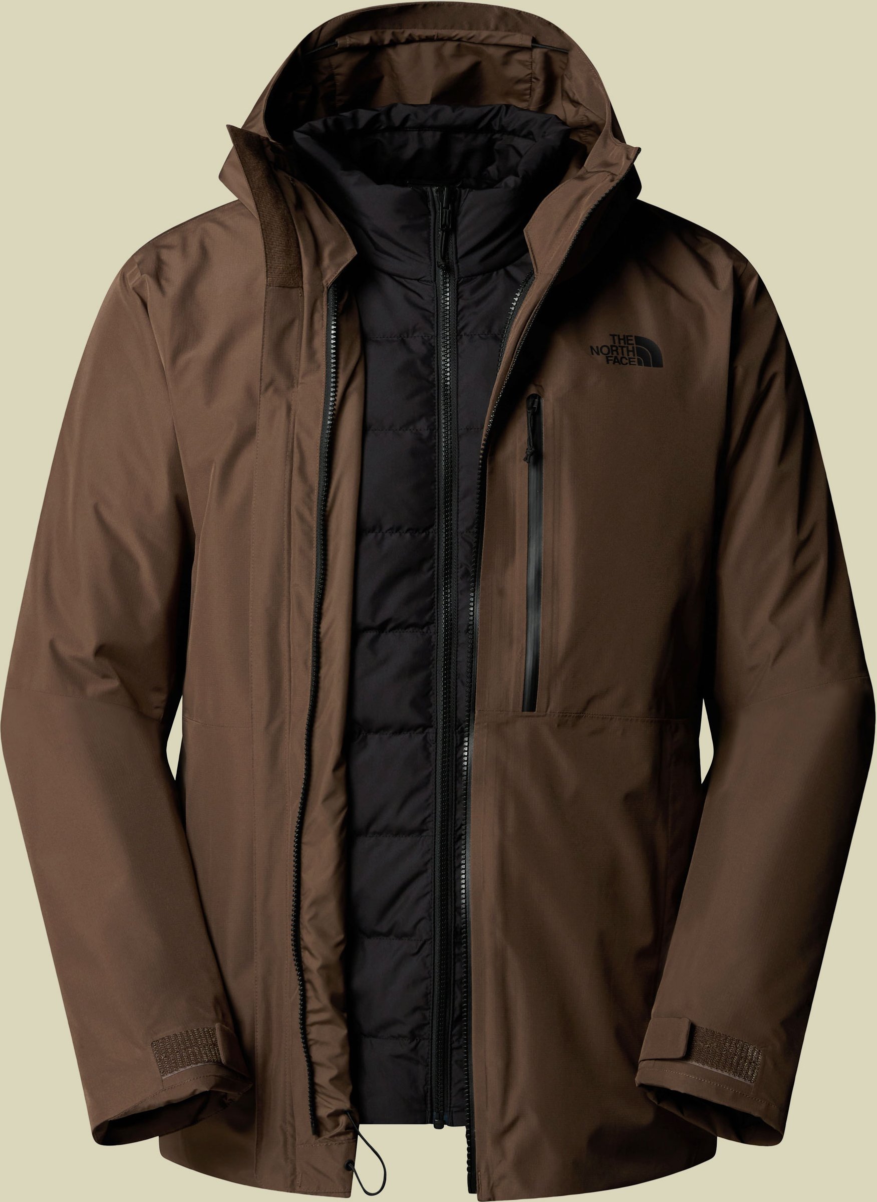 North Table Down Triclimate Jacket Men braun L - smokey brown/TNF black