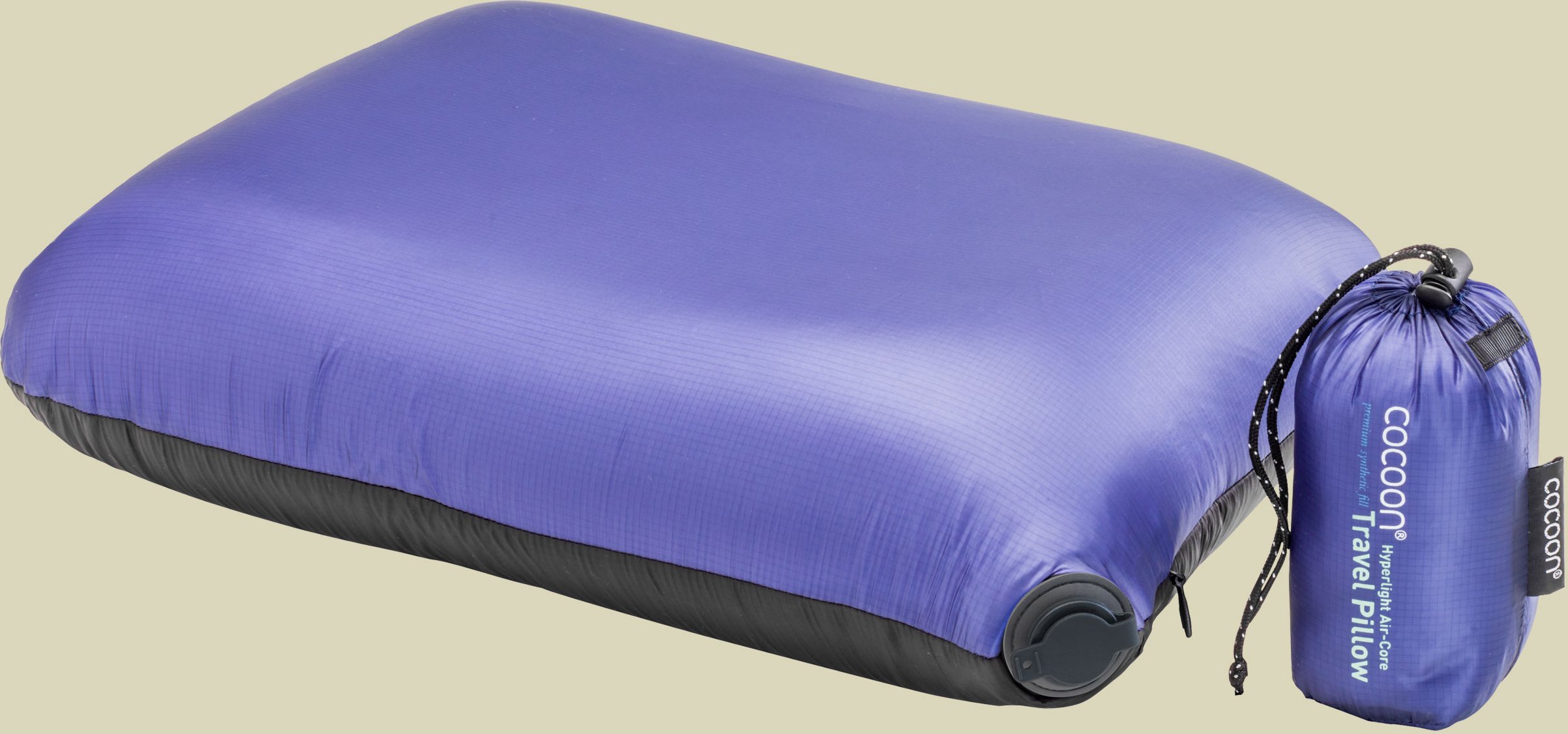 Air-Core Pillow Hyperlight Größe 28 cm x 38 cm Farbe black/dark blue