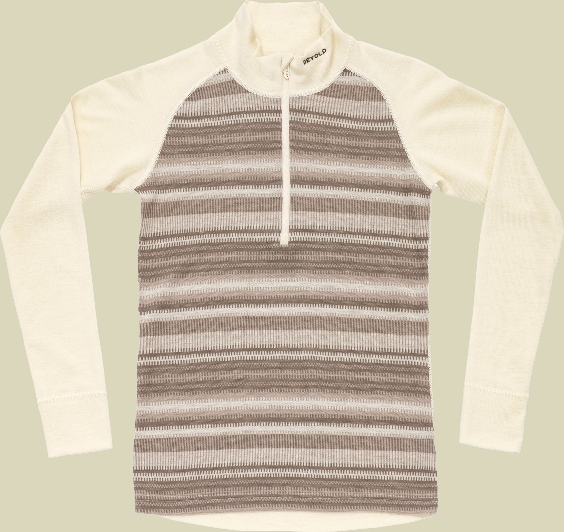 Thumbnail - Signature Merino 230 Zip Woman M weiß - raw white