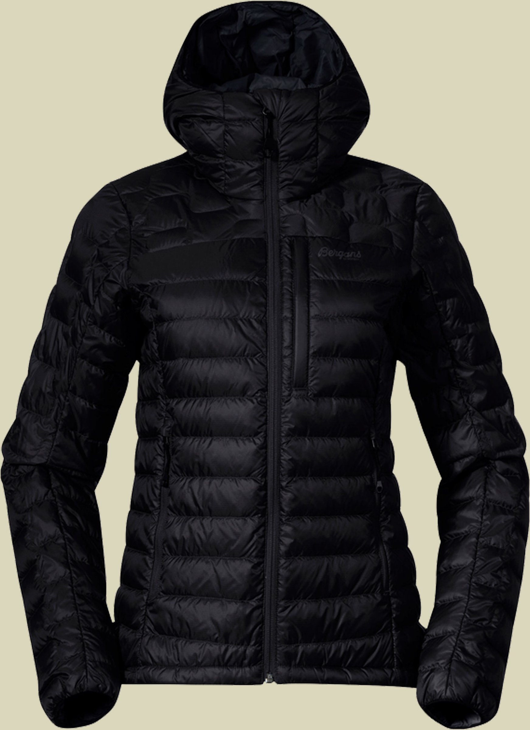 Magma Light Down Jacket w Hood Women Größe XL Farbe black