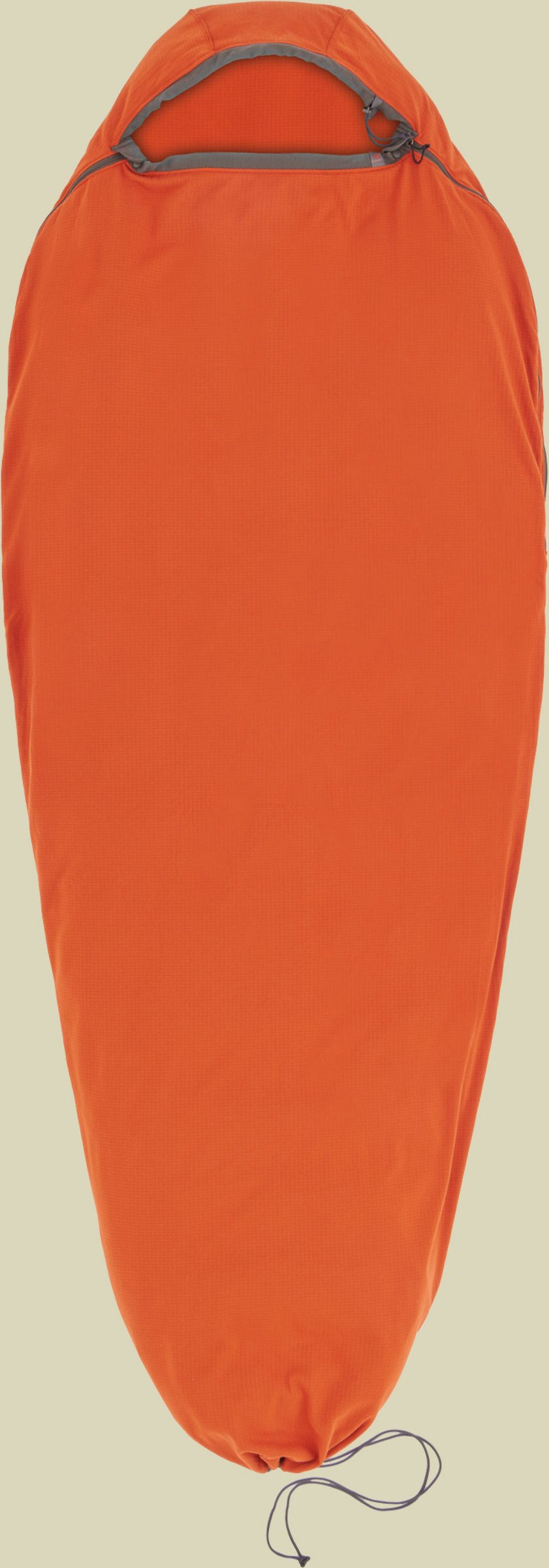 Reactor Fleece Sleeping Bag Liner - Mummy w/ Drawcord Compact rot - picante red