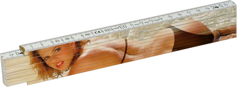 Zollstock, 2 m, vollflächig, 2-seitig bedruckt