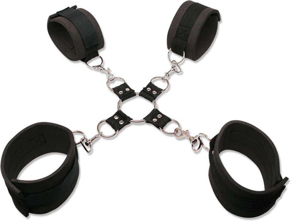 Fessel-Kreuz „Extreme Hogtie-Kit“, gepolstert