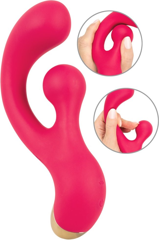 Rabbitvibrator „G-Spot“ mit rotierendem Klitoris-Stimulator