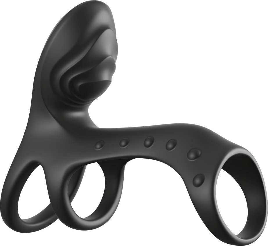 Penismanschette „Ultimate Couples Cage Pro“ mit Doppel-Vibration